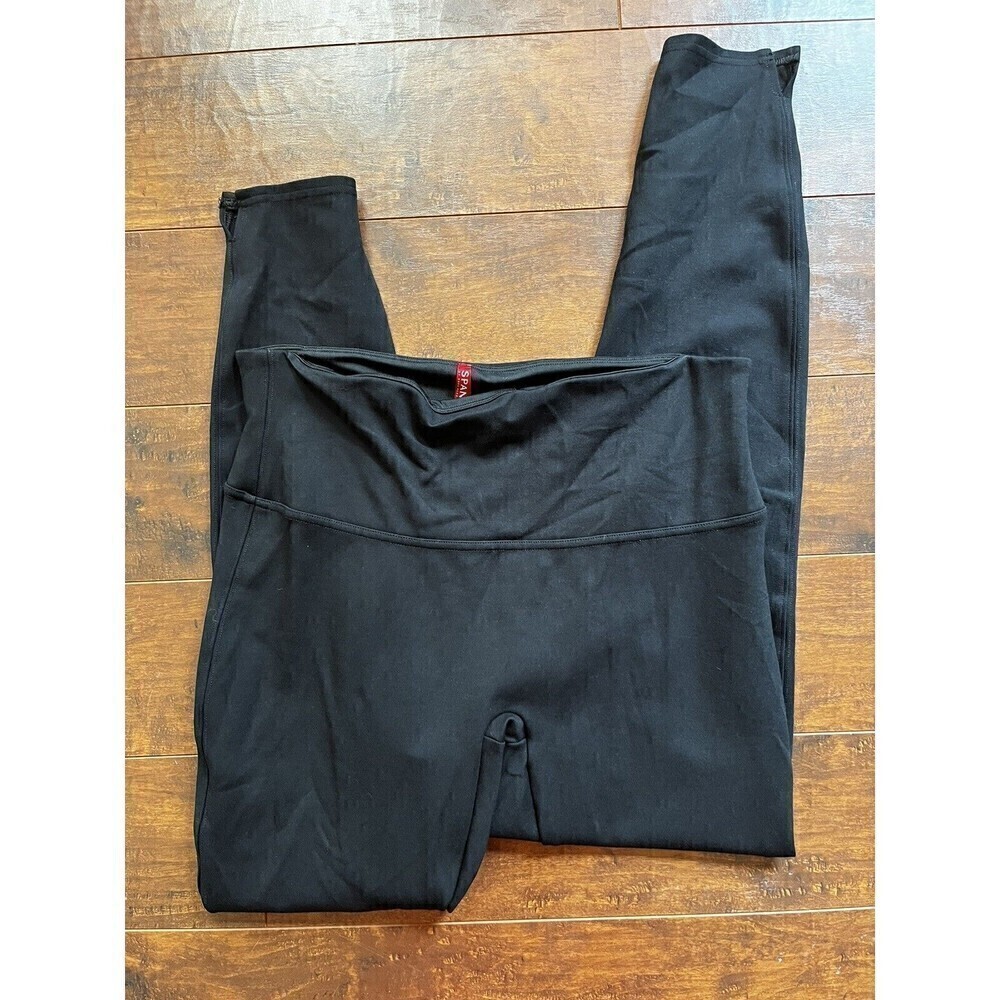 Spanx Black Casual Stretch Legging Sz LArge